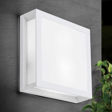 Vanjska svjetiljka HENRY 2xE27/15W/230V 26x26 cm IP44 bijela