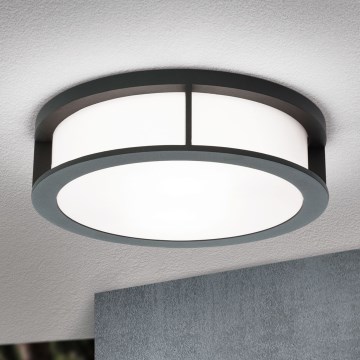 Vanjska svjetiljka HENRY 2xE27/15W/230V Ø 30 cm IP44 antracitna