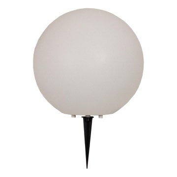 Vanjska svjetiljka KULA 1x E27/60W/230V, promjer 35 cm, IP44, bijela