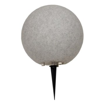 Vanjska svjetiljka KULA, 1xE27/60W/230V, promjer 30 cm, IP44, siva