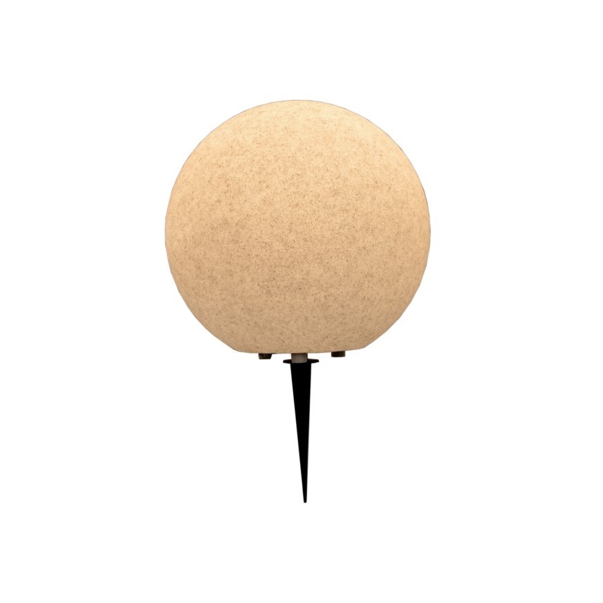 Vanjska svjetiljka KULA, 1xE27/60W/230V, promjer 30 cm, IP44, siva