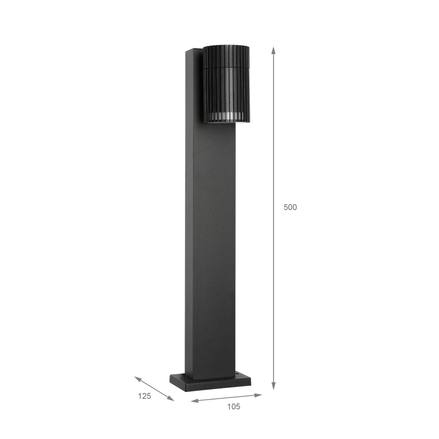 Vanjska svjetiljka LANTHEA 1xGU10/11W/230V IP44 50 cm crna