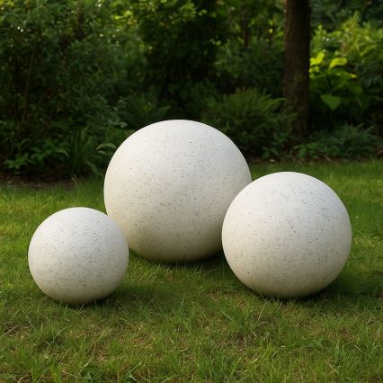 Vanjska svjetiljka LUMISTONE 1xE27/15W/230V IP65, promjer 25 cm