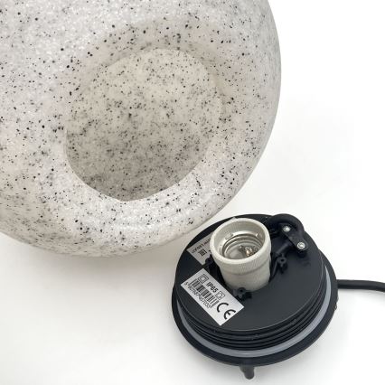 Vanjska svjetiljka LUMISTONE 1xE27/15W/230V IP65, promjer 25 cm