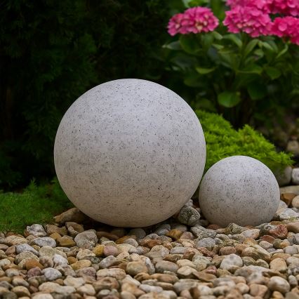 Vanjska svjetiljka LUMISTONE 1xE27/15W/230V IP65 Ø 28 cm