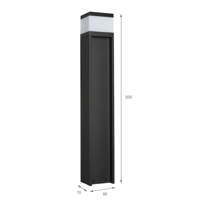 Vanjska svjetiljka VESPER 1xG9/5W/230V IP44 50 cm crna