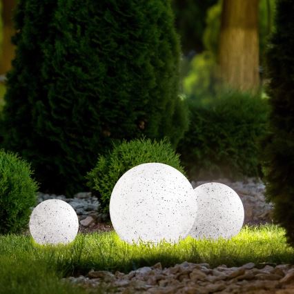 Vanjska ukrasna svjetiljka GARDEN BALL 1xE27/40W/230V IP65 pr. 25 cm