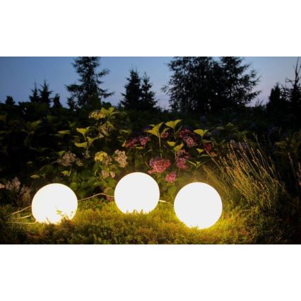 Vanjska ukrasna svjetiljka GARDEN BALL 1xE27/40W/230V IP65 pr. 38 cm