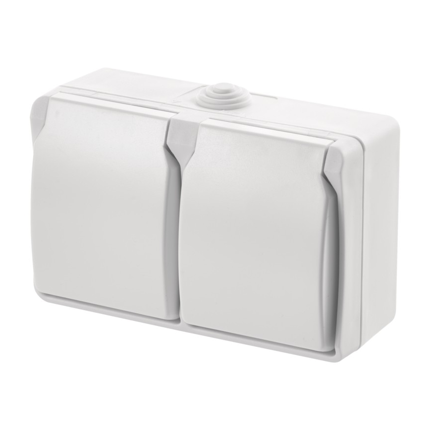 Vanjska utičnica 2xFRENCH 250V/16A IP44