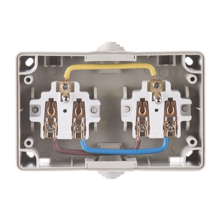 Vanjska utičnica FRENCH 250V/16A IP44 2U