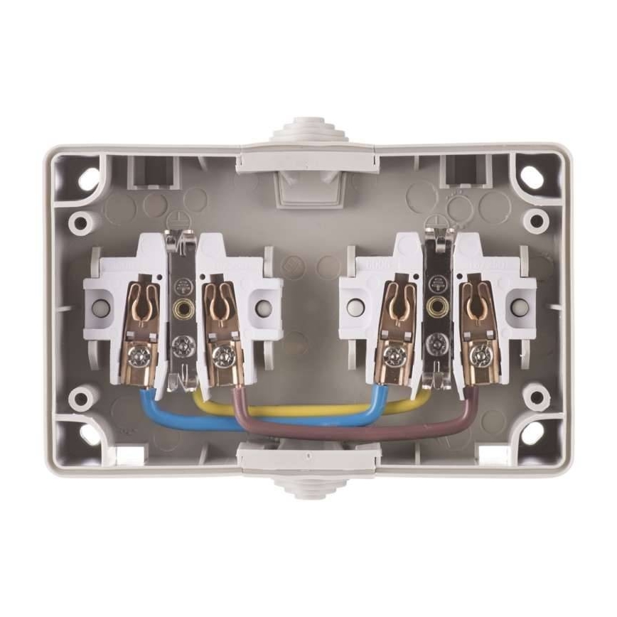 Vanjska utičnica SCHUKO 250V/16A IP44 2U