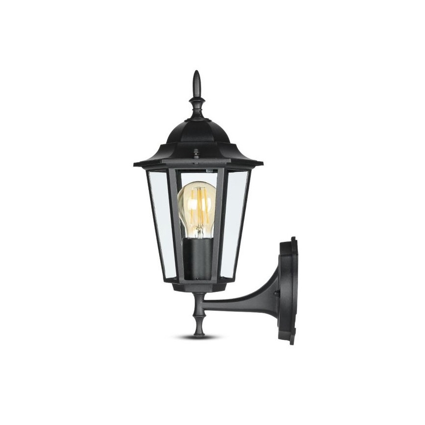 Vanjska zidna lampa 1xE27/40W/230V IP44 crna