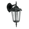 Vanjska zidna lampa 1xE27/40W/230V IP44 crna