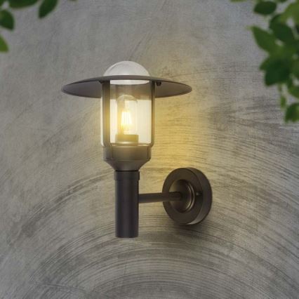 Vanjska zidna lampa 1xE27/60W/230V IP44 crna