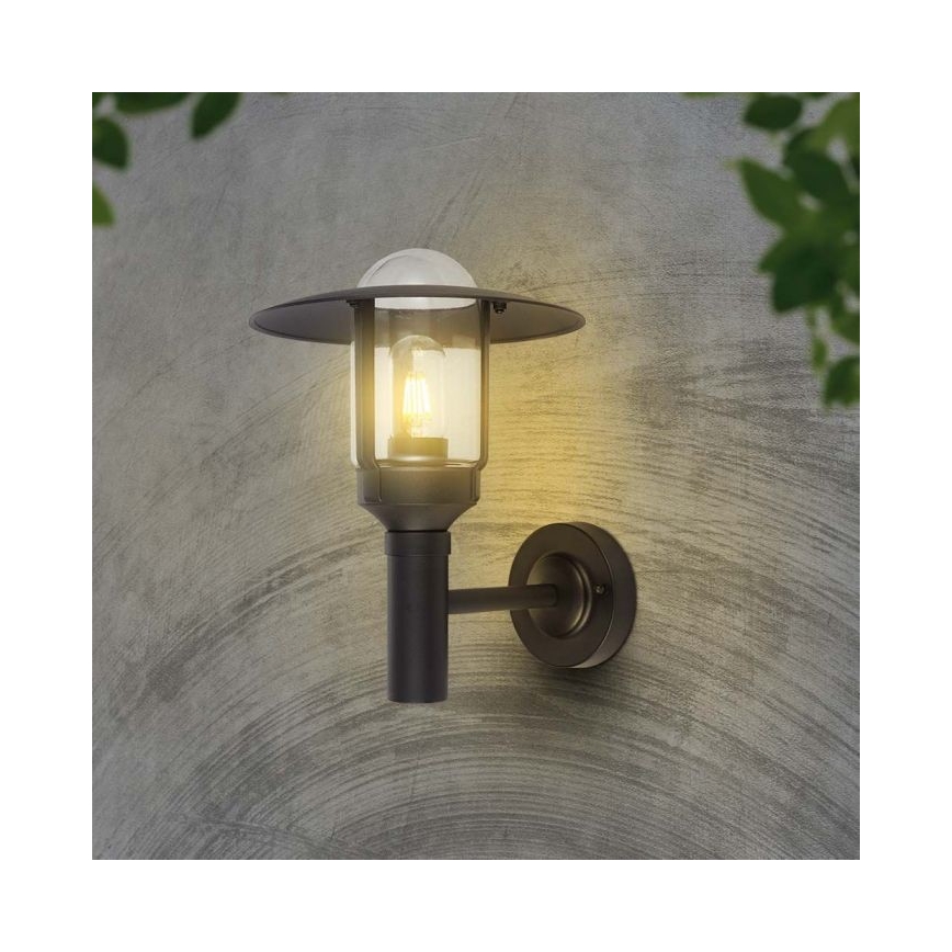 Vanjska zidna lampa 1xE27/60W/230V IP44 crna