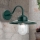 Vanjska zidna lampa EDWARD 1xE27/60W/230V IP44 zelena