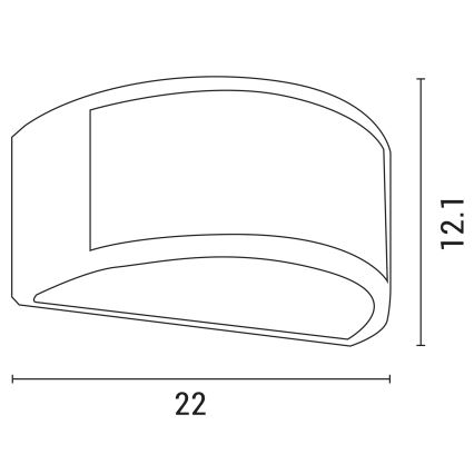 Vanjska zidna svjetiljka 1xE27/10W/230V IP54 siva