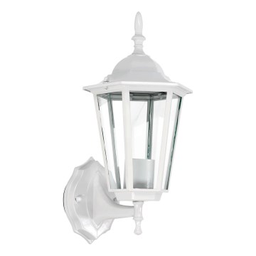 Vanjska zidna svjetiljka 1xE27/60W/230V IP44 bijela