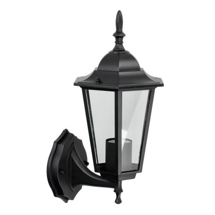Vanjska zidna svjetiljka 1xE27/60W/230V IP44 crna
