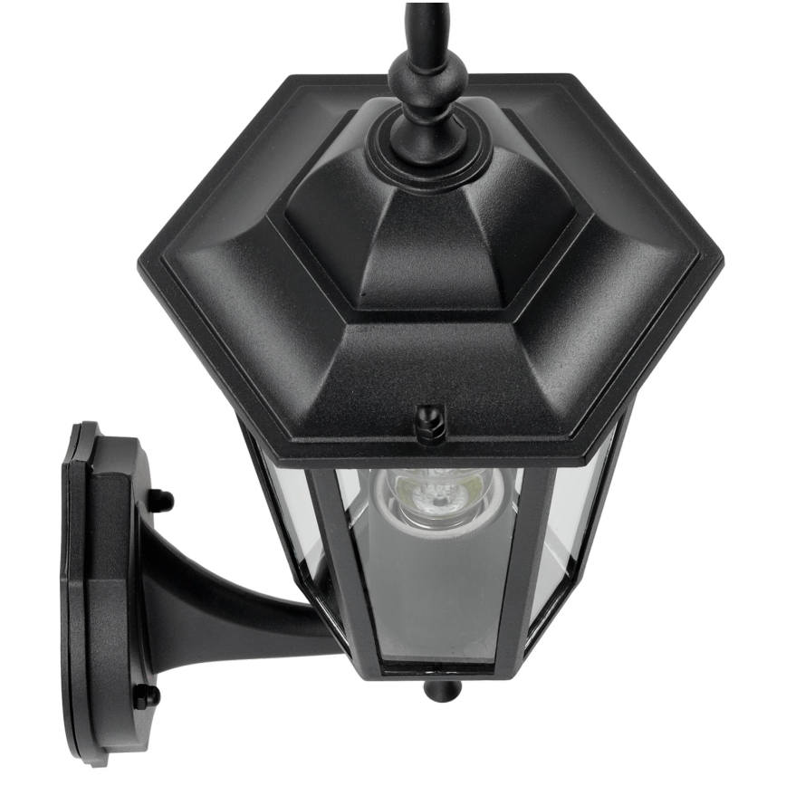 Vanjska zidna svjetiljka 1xE27/60W/230V IP44 crna