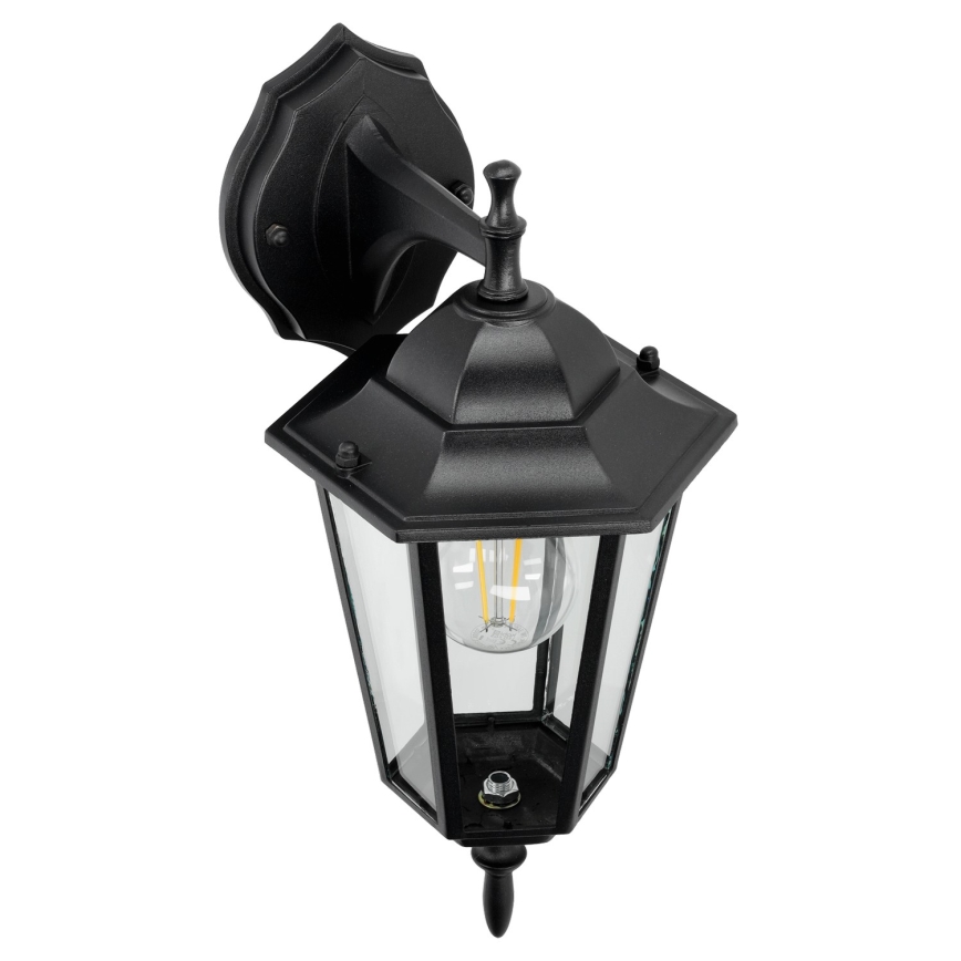 Vanjska zidna svjetiljka 1xE27/60W/230V IP44 crna