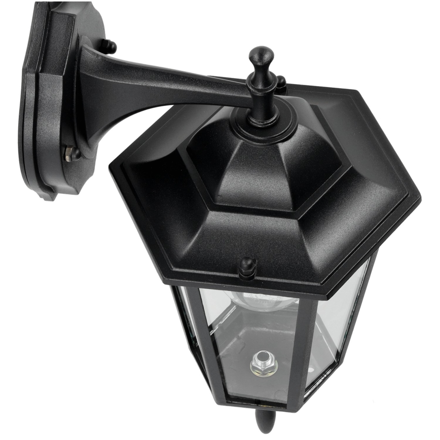 Vanjska zidna svjetiljka 1xE27/60W/230V IP44 crna