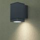 Vanjska zidna svjetiljka 1xGU10/20W/230V IP44 siva