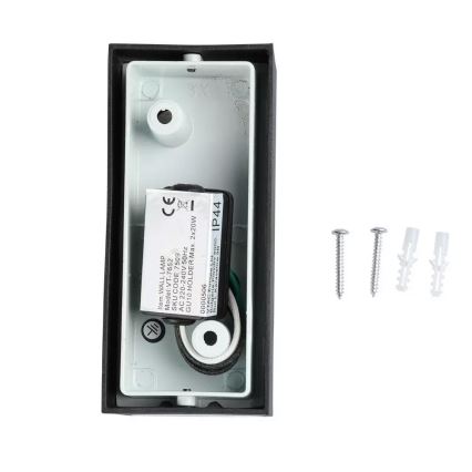 Vanjska zidna svjetiljka 2xGU10/20W/230V IP44