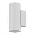 Vanjska zidna svjetiljka 2xGU10/40W/230V IP54 bijela