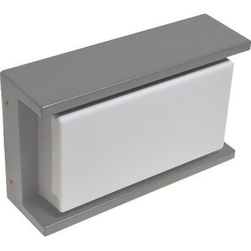 Vanjska zidna svjetiljka ARAGO 1xE27/60W/230V IP54 siva