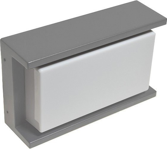 Vanjska zidna svjetiljka ARAGO 1xE27/60W/230V IP54 siva