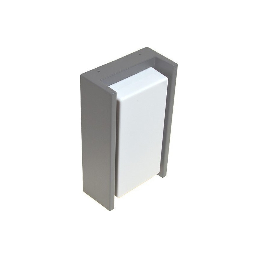 Vanjska zidna svjetiljka ARAGO 1xE27/60W/230V IP54 siva
