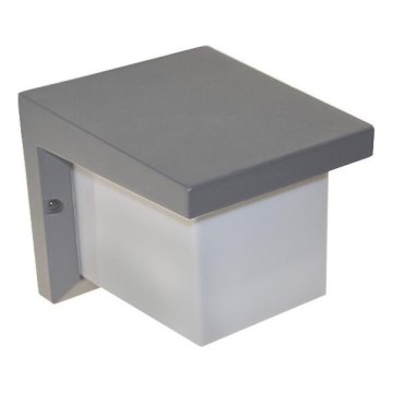 Vanjska zidna svjetiljka ARIANA 1xE27/40W/230V IP54 siva
