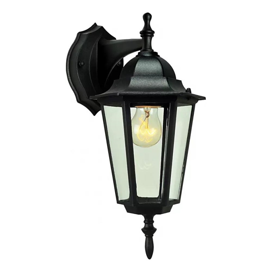 Vanjska zidna svjetiljka ARRAIA 1xE27/15W/230V IP44 crna