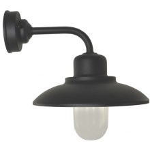 Vanjska zidna svjetiljka BARD 1xE27/60W/230V IP44 crna