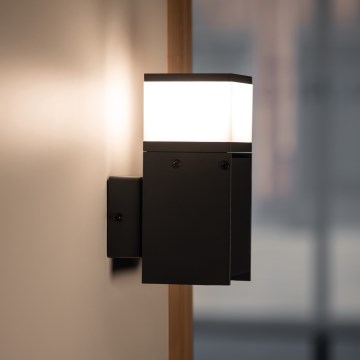 Vanjska zidna svjetiljka DASTEN 1xG9/11W/230V IP44 crna