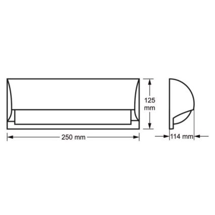 Vanjska zidna svjetiljka FREON 1xE27/60W/230V IP54 antracit