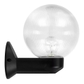 Vanjska zidna svjetiljka NADIR 1xE27/15W/230V IP44 prozirna