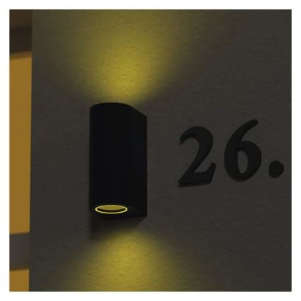 Vanjska zidna svjetiljka OCULUS 2xGU10/7W/230V IP44