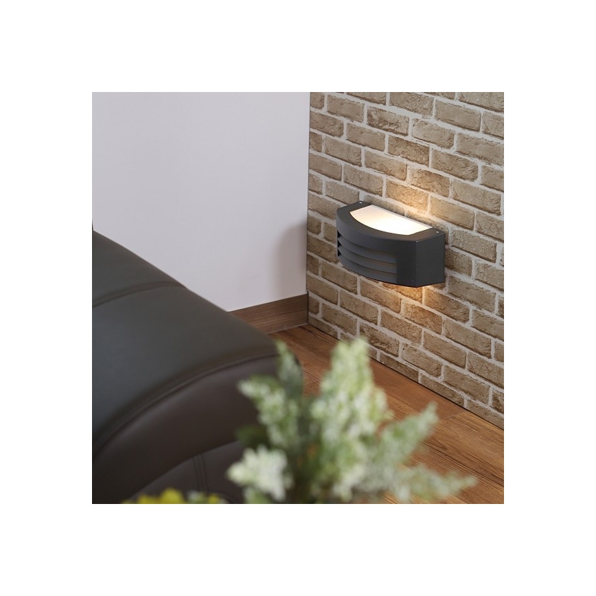 Vanjska zidna svjetiljka OLIANA 1xE27/60W/230V IP54 antracit