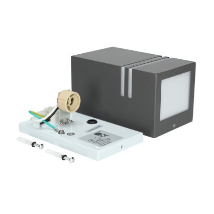 Vanjska zidna svjetiljka QUAZAR 1xGU10/11W/230V IP44