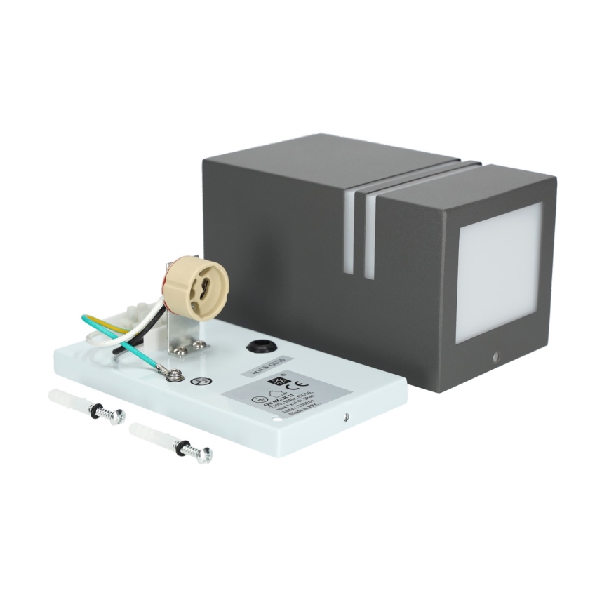 Vanjska zidna svjetiljka QUAZAR 1xGU10/11W/230V IP44