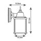 Vanjska zidna svjetiljka SANBOI 1xE27/60W/230V IP44