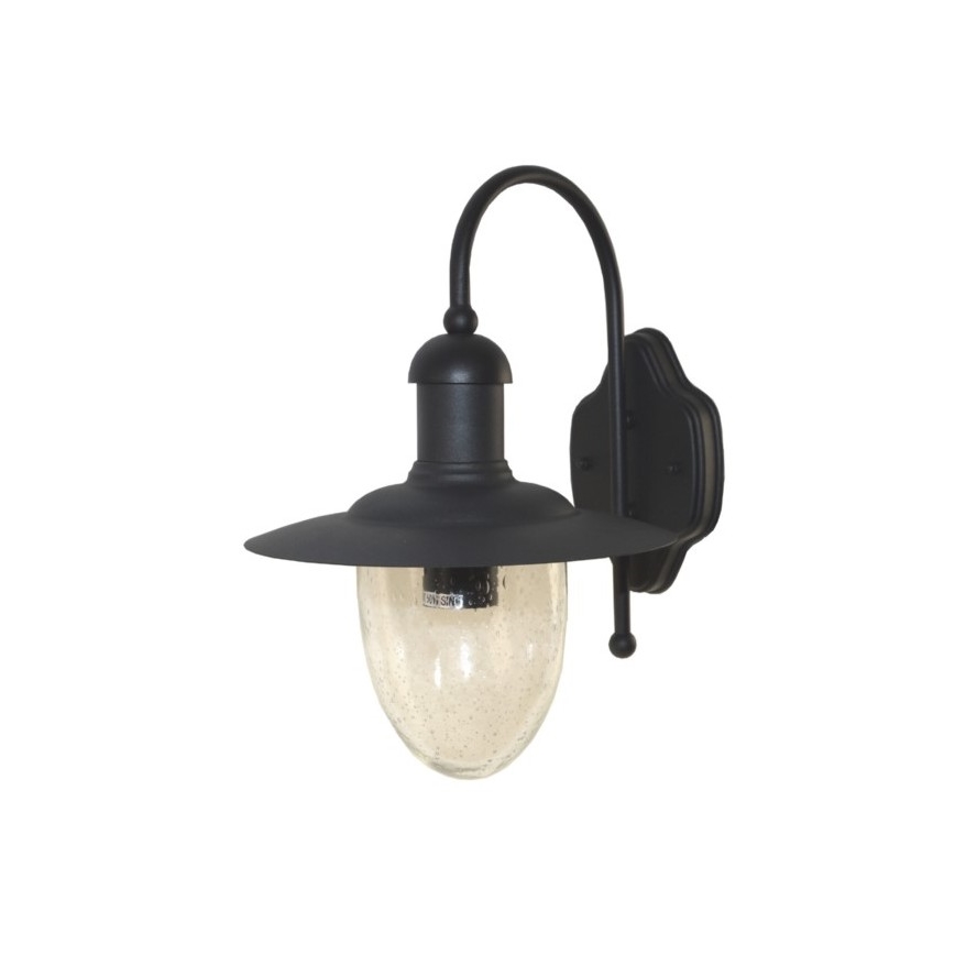 Vanjska zidna svjetiljka TALISA 1xE27/60W/230V IP44 crna