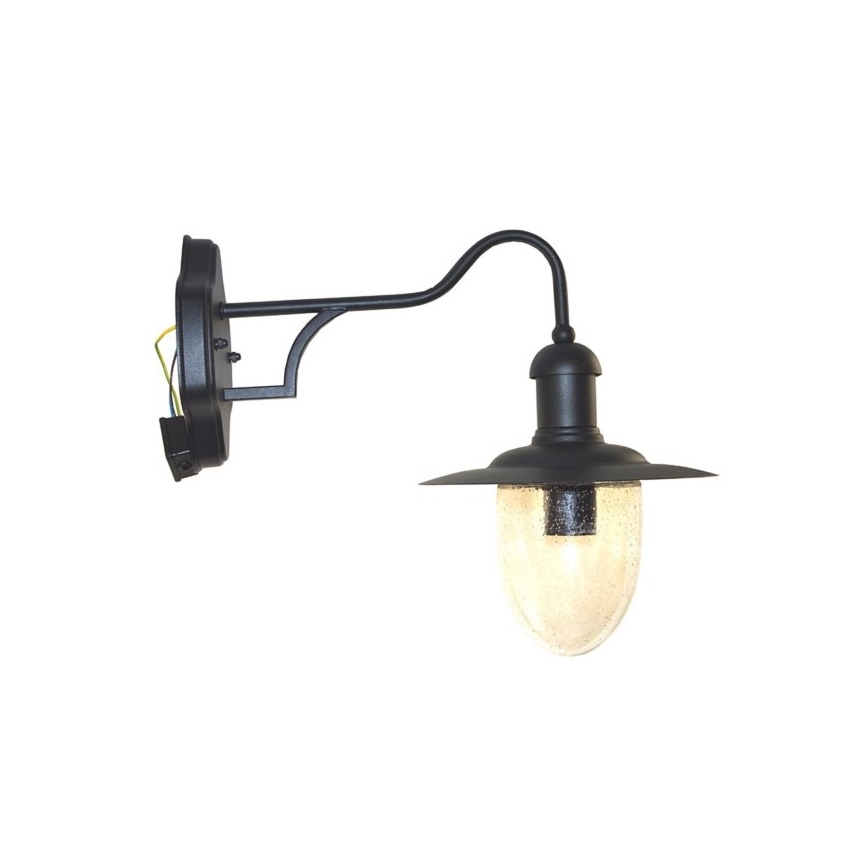 Vanjska zidna svjetiljka TANGIA 1xE27/60W/230V IP44 crna