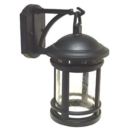 Vanjska zidna svjetiljka ULAN 1xE27/60W/230V IP44 crna