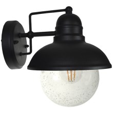 Vanjska zidna svjetiljka WILDA 1xE27/60W/230V IP44 crna