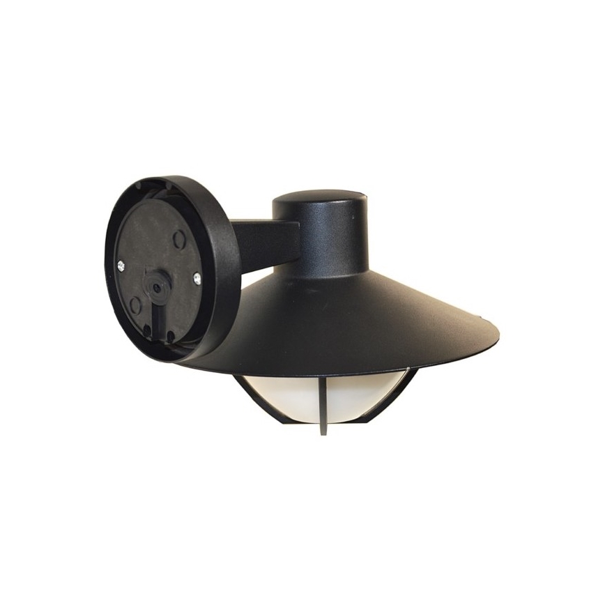 Vanjska zidna svjetiljka ZALIKA 1xE27/60W/230V IP44 crna