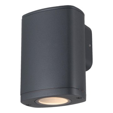 Vanjska zidna svjetiljka ZEVI 1xGU10/10W/230V IP54 antracit