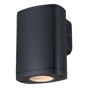 Vanjska zidna svjetiljka ZEVI 1xGU10/10W/230V IP54 crna
